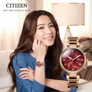 CITIZEN 光動能時尚計時兩眼腕錶-銀X黑-CA7001-87E 歷史價格詳細信息