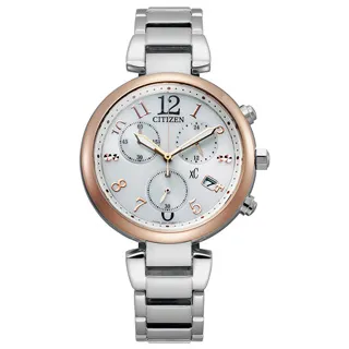 CITIZEN 光動能時尚計時兩眼腕錶-銀X黑-CA7001-87E 歷史價格詳細信息