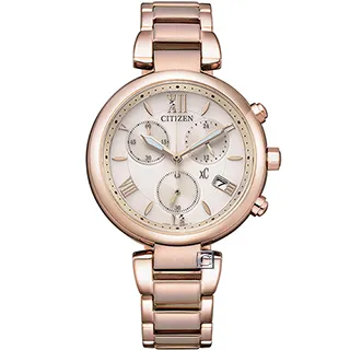 CITIZEN FB1452-66W《XC 田馥甄 代言》35mm/光動能計時女款/藍寶石水晶鏡面/玫瑰金【第一鐘錶】 歷史價格詳細信息