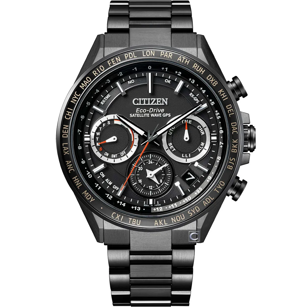 CITIZEN 星辰 GPS衛星對時光動能手錶 CC3030-53L 歷史價格詳細信息