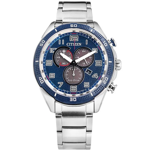 CITIZEN 光動能 三眼計時 日期 防水100米 小牛皮手錶 黑色 CA4215-21H 45mm 廠商直送 歷史價格詳細信息