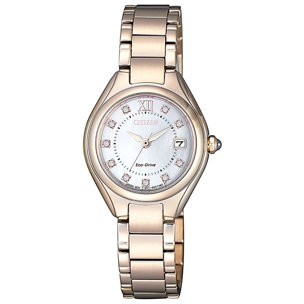CITIZEN LADY’S光動能閃耀晶緻腕錶-玫瑰金 歷史價格詳細信息