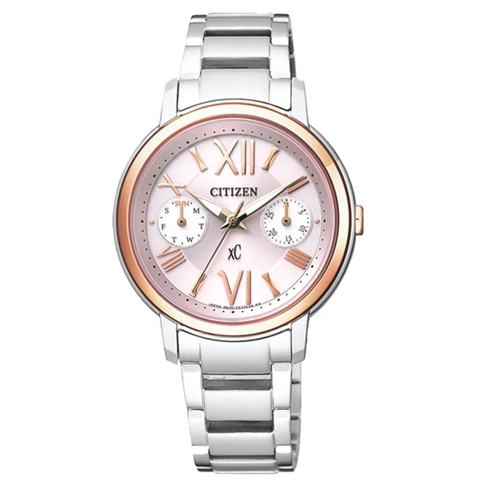 CITIZEN xC 甜美教主電波女腕錶-玫瑰金框粉 價格比較,價格查詢,歷史價格詳細信息