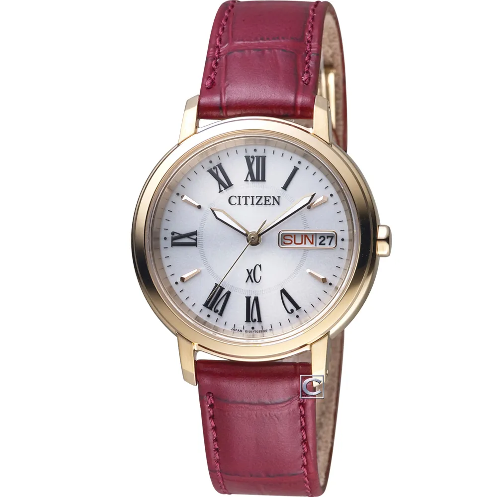 CITIZEN 星辰 xC 魅力無限真鑽光動能電波鈦金屬時尚女錶-雙色/29mm(ES9465-68W) 歷史價格詳細信息