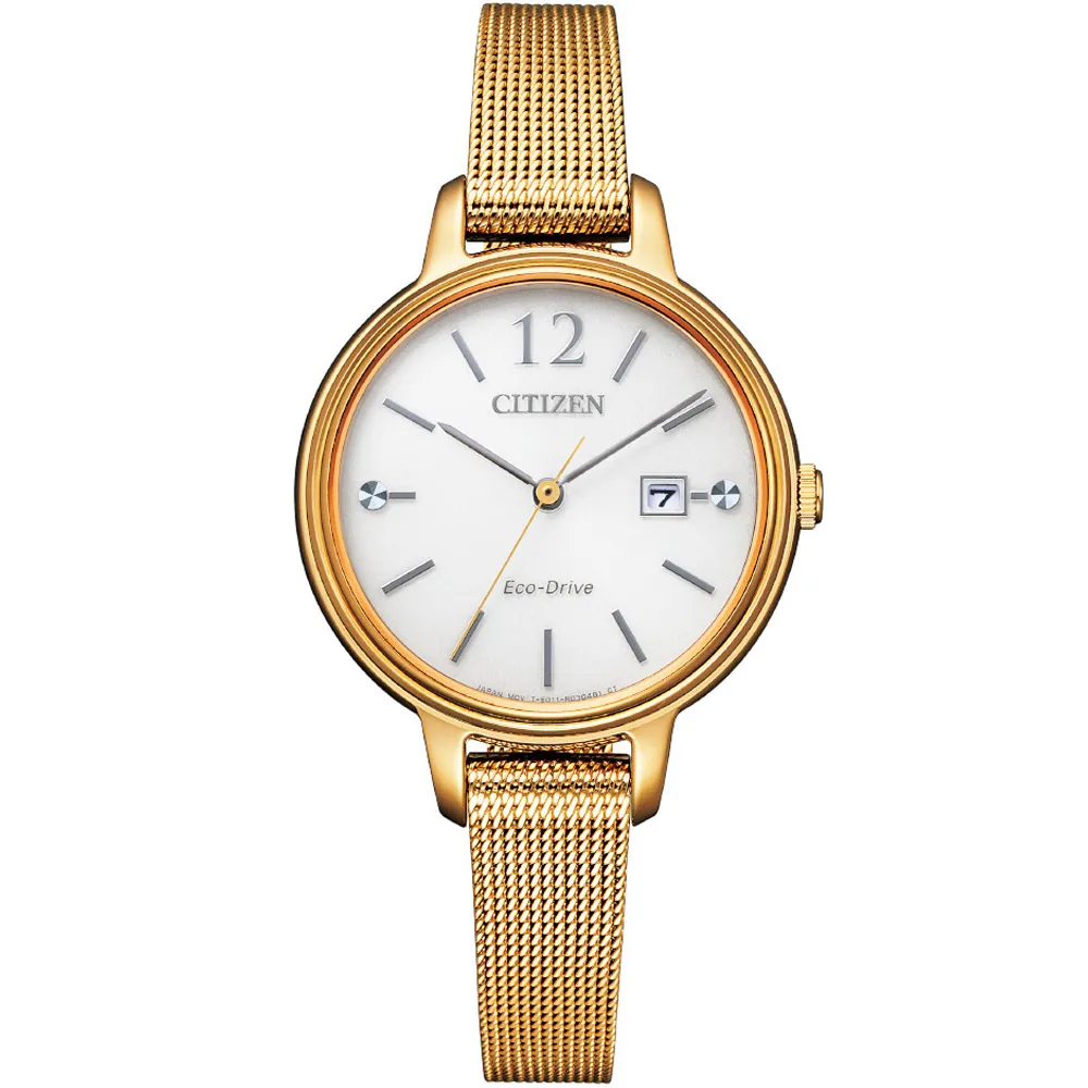 【CITIZEN 星辰】LADY'S系列 光動能 經典大三針腕錶 EM0418-81X 34mm 現代鐘錶 歷史價格詳細信息