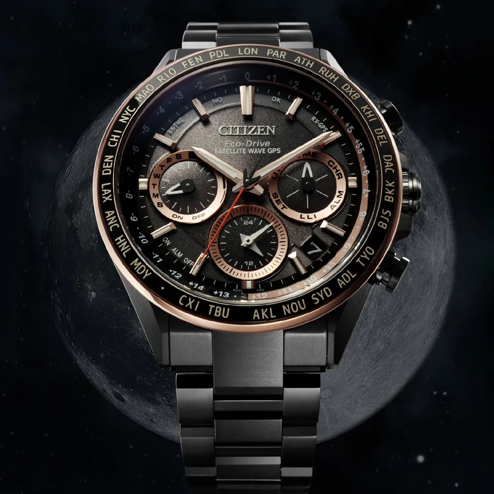 CITIZEN 星辰 GPS孤獨宇宙限量款光動能衛星對時錶鈦金屬腕錶-黑43.5(CC9075-52F) 歷史價格詳細信息