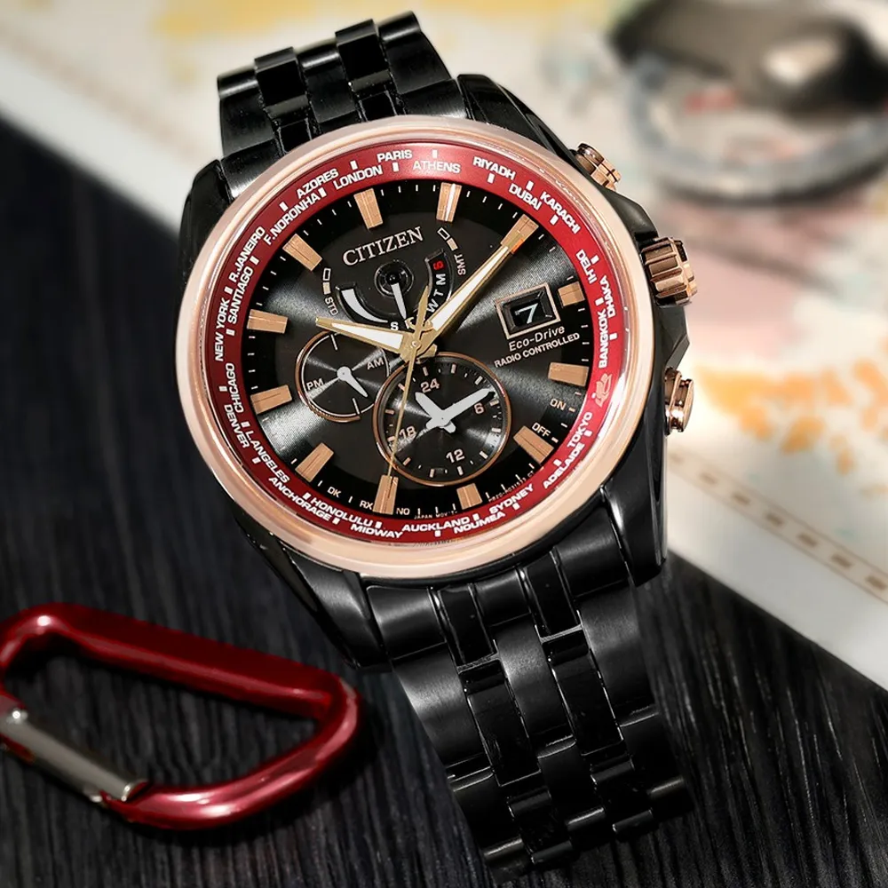 CITIZEN星辰錶 GENTS 光動能電波腕錶-金45mm(CB5834-86E) 歷史價格詳細信息