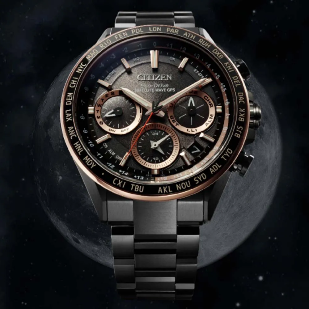 CITIZEN星辰 GENTS系列 光動能GPS鈦金屬腕錶 43.5mm/CC3085-51L 歷史價格詳細信息