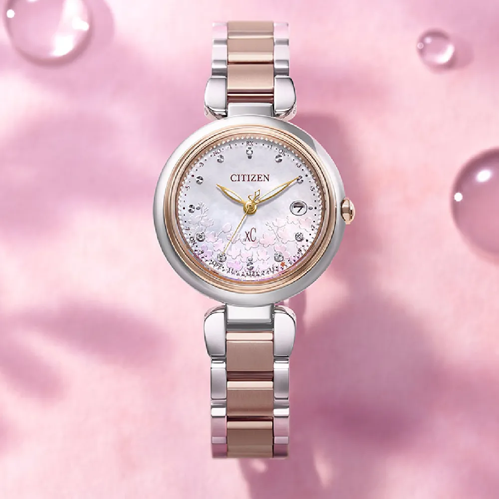 CITIZEN 光動能魅力四射時尚皮革腕錶-黑 歷史價格詳細信息