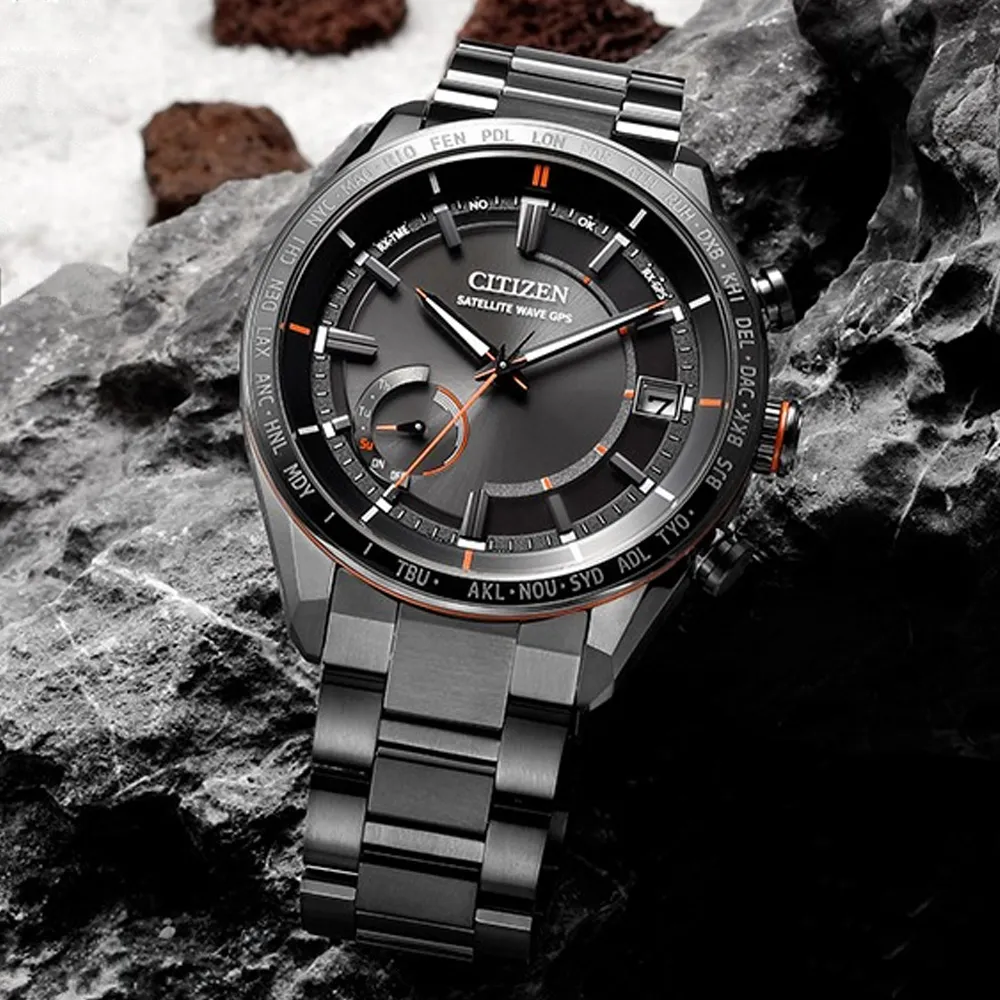 CITIZEN星辰 GENTS系列 光動能GPS鈦金屬腕錶 43.5mm/CC3085-51L 歷史價格詳細信息