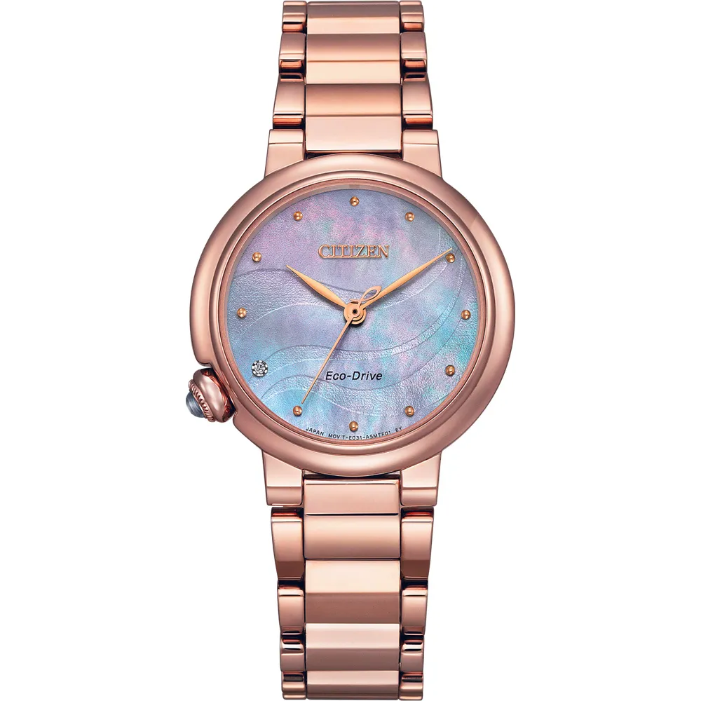 CITIZEN L系列 晶透絢燦光動能腕錶-粉紫x銀 歷史價格詳細信息