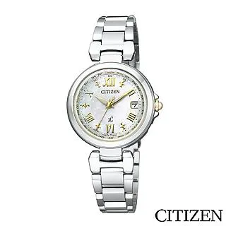 CITIZEN星辰 xC系列 Hebe田馥甄廣告款 光動能 鈦金屬電波腕錶 36mm / CB1137-65W 歷史價格詳細信息