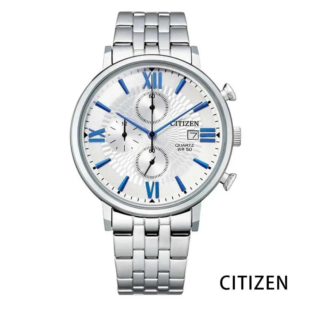 CITIZEN 三眼飛行者光動能計時時尚腕錶CA4218-14E 歷史價格詳細信息