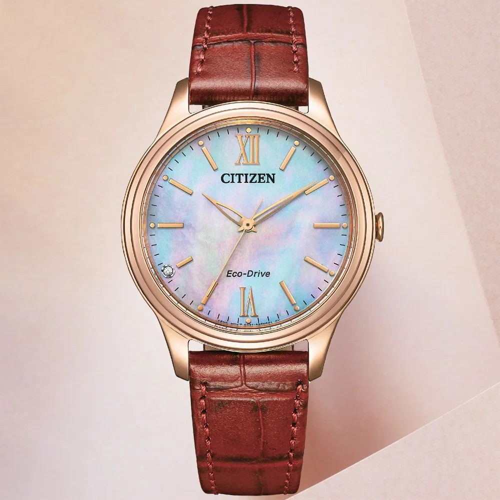 CITIZEN 星辰 LADYS 光動能經典羅馬時尚腕錶/銀/35mm/EM0970-53A 歷史價格詳細信息