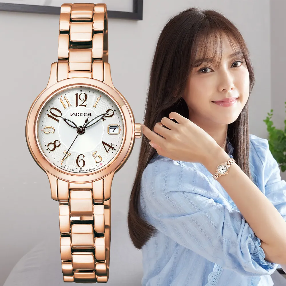 CITIZEN 星辰 Wicca 公主系列 夜空星河太陽能腕錶-30.2mm KP5-166-53 歷史價格詳細信息