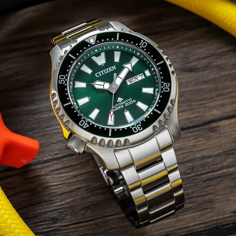 CITIZEN 星辰 機械潛水鋼帶錶-湖水綠  NJ0170-83X 歷史價格詳細信息