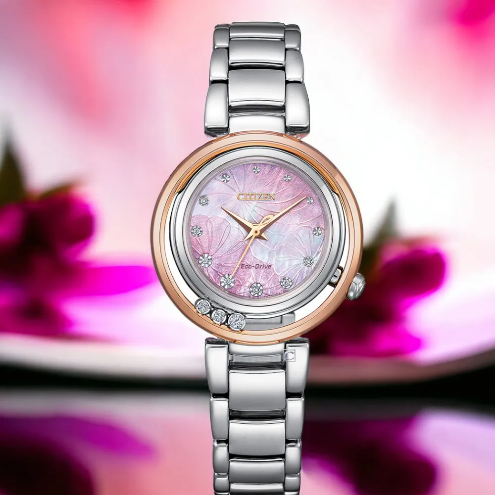 CITIZEN 星辰 L系列 光動能鑽石女錶-30mm EM0583-84A 歷史價格詳細信息