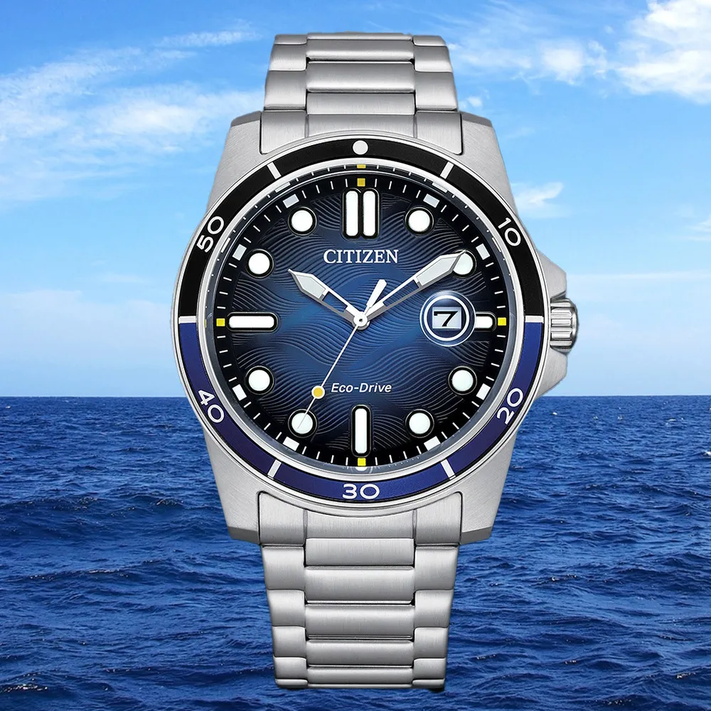 CITIZEN星辰 GENTS系列【日本．藍】光動能三眼計時腕錶 39.5mm/BL5590-55L 歷史價格詳細信息