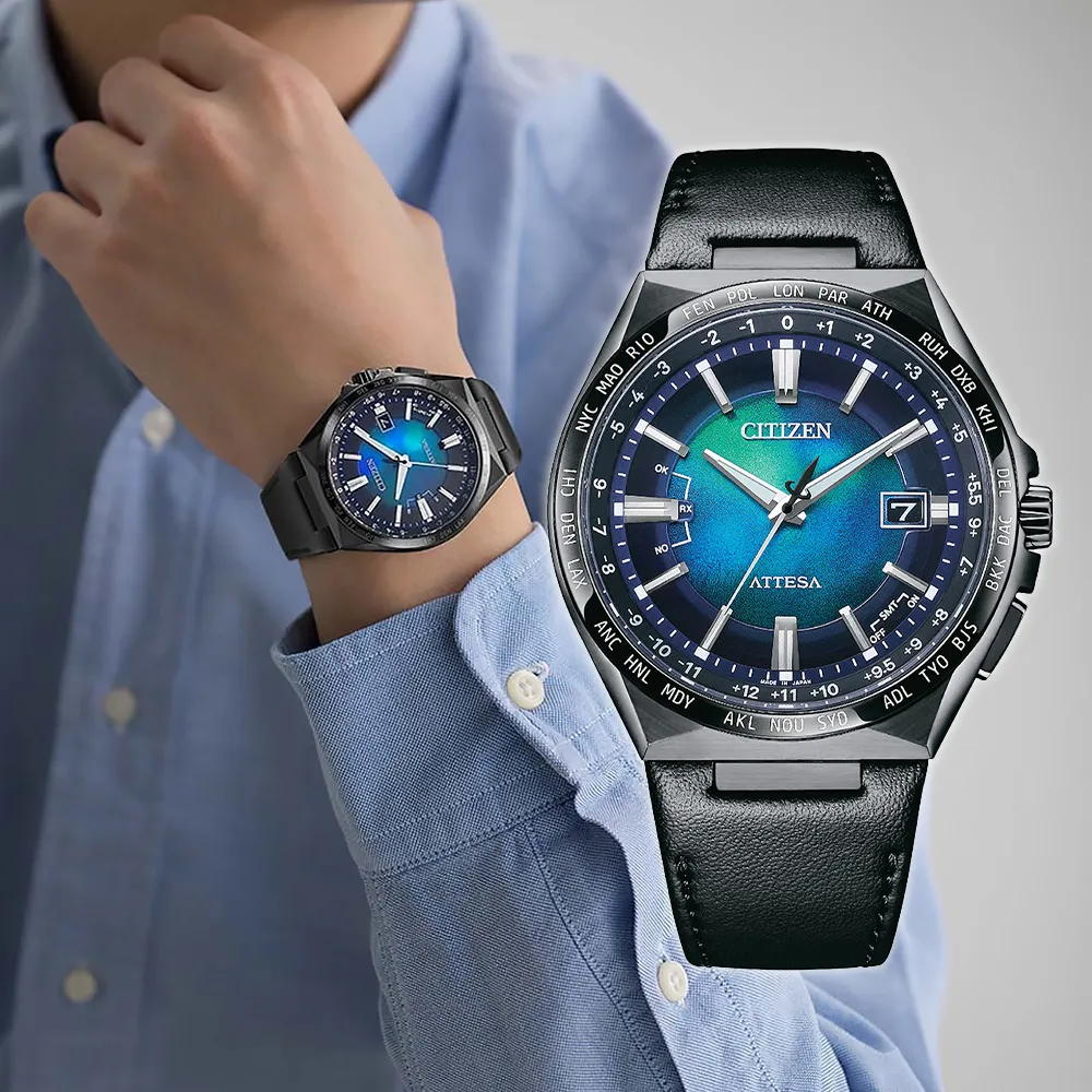 CITIZEN 星辰 GENTS千彩之海 光動能電波對時 碼表計時鈦金屬腕錶-42mm(AT8188-64L) 歷史價格詳細信息