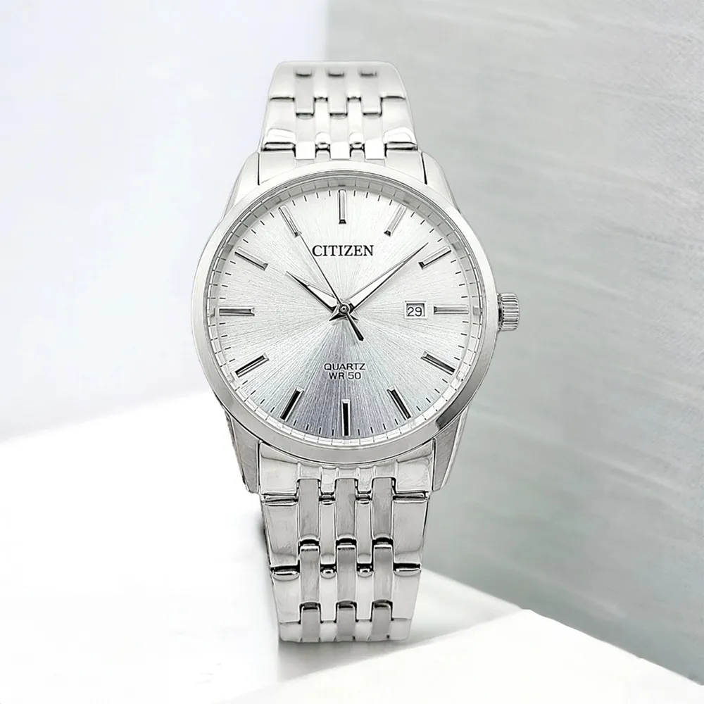 CITIZEN 星辰表 / BI5100-58E /礦石強化玻璃 日本機芯 日期 不鏽鋼手錶 黑色 41mm 歷史價格詳細信息