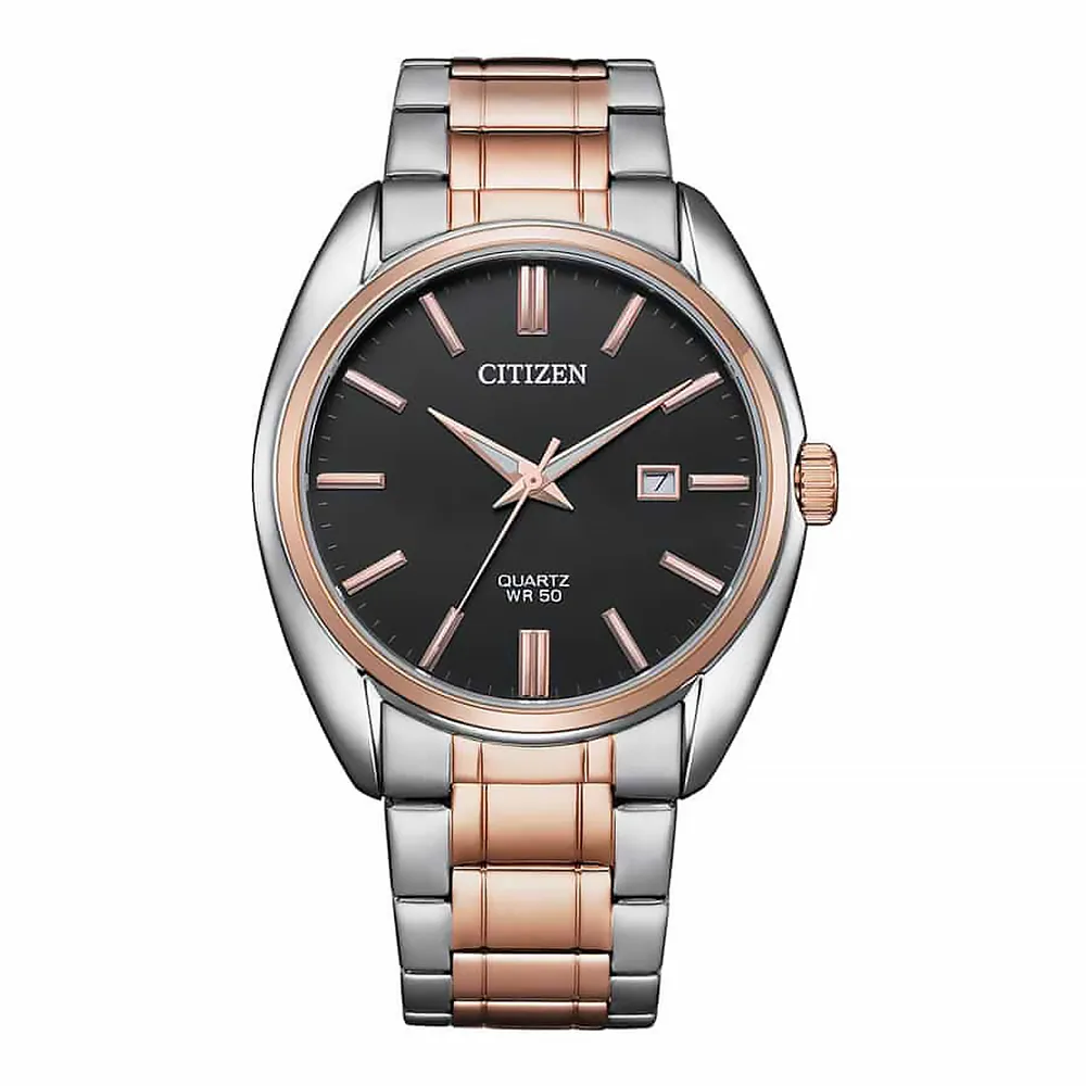 CITIZEN 星辰表 / BI5100-58E /礦石強化玻璃 日本機芯 日期 不鏽鋼手錶 黑色 41mm 歷史價格詳細信息