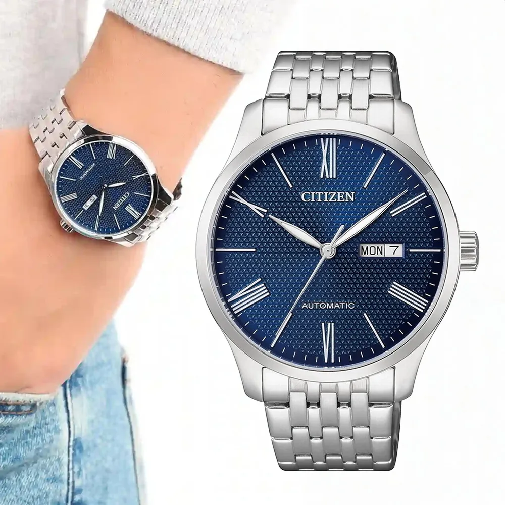 CITIZEN / NH8350-59L / 限量 機械錶 自動上鍊 礦石強化玻璃 日期星期 不鏽鋼手錶 藍色 40mm 歷史價格詳細信息