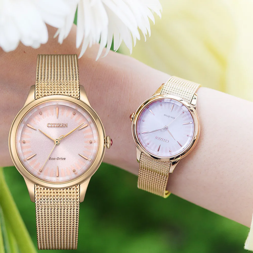 CITIZEN星辰 L氣質光動能絹絲錶帶皮帶錶-桃粉32.5mmL(FD1100-10X) 歷史價格詳細信息