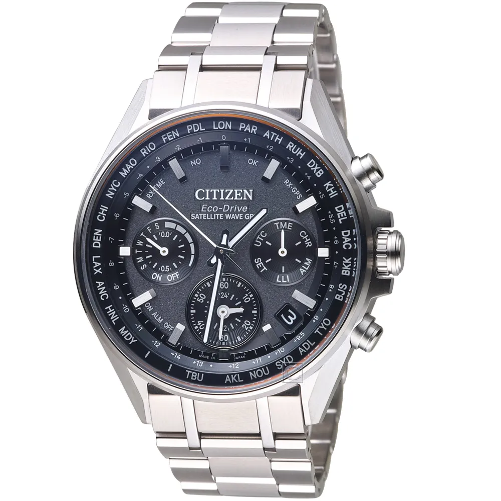 CITIZEN 星辰 GPS孤獨宇宙限量款光動能衛星對時錶鈦金屬腕錶-黑43.5(CC9075-52F) 歷史價格詳細信息