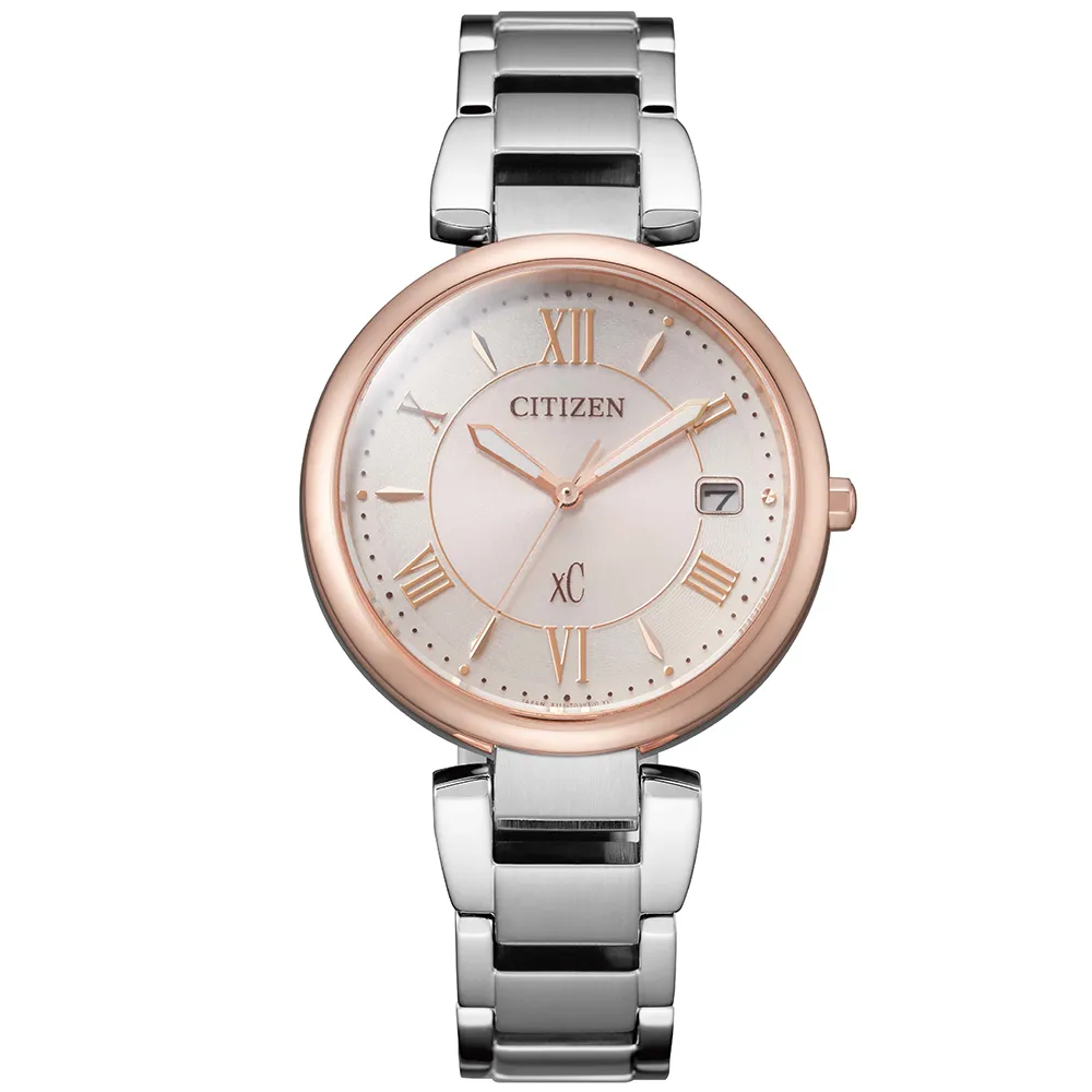 CITIZEN 星辰 XC 亞洲限定 Hebe田馥甄廣告款 鈦 光動能電波萬年曆女錶 CB1107-58A 歷史價格詳細信息