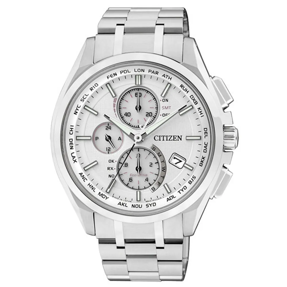 CITIZEN 銀白鈦金屬光動能男腕錶-CA4400-88E 歷史價格詳細信息