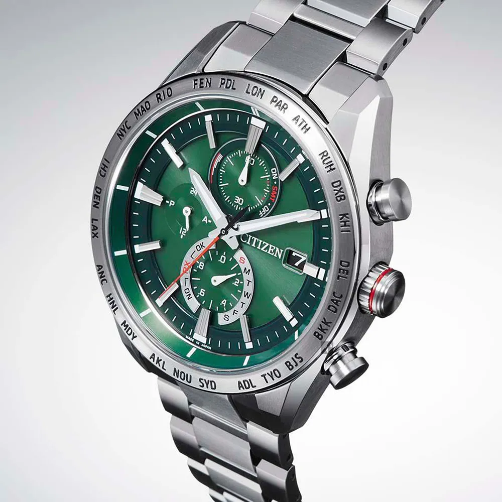 【CITIZEN 星辰】鈦金屬光動能電波萬年曆 湛藍星空限定錶AT8187-75E 歷史價格詳細信息