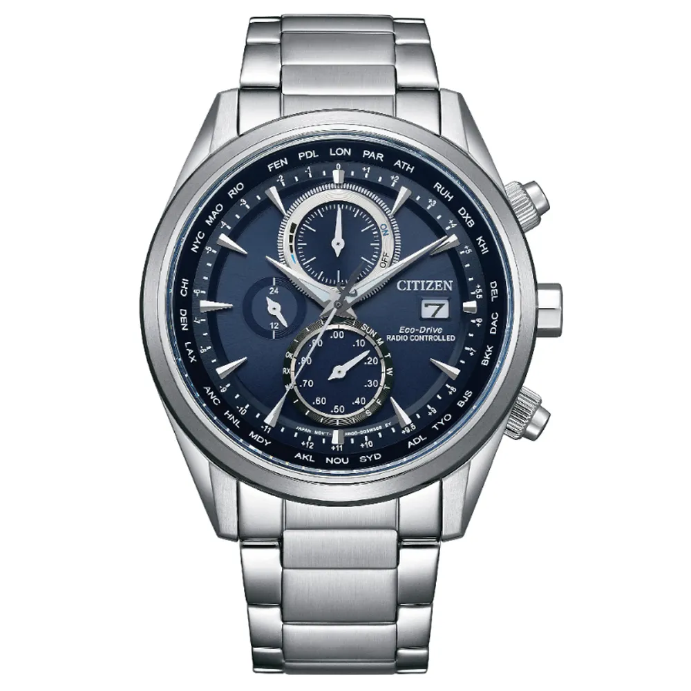 CITIZEN 星辰 GENTS 光動能碼錶計時 輕量鈦金屬電波錶-42mm(AT8285-68Z) 歷史價格詳細信息