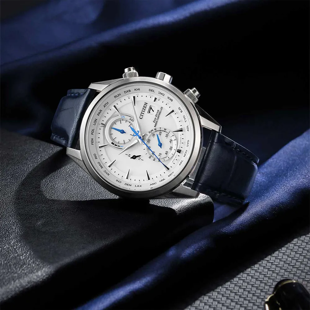 CITIZEN 星辰 AT8260-85L 空中之鷹光動能全球電波時計腕錶-藍 歷史價格詳細信息