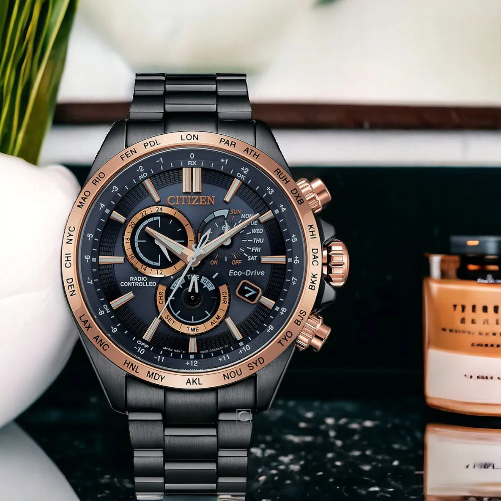 CITIZEN CB5956-89X《全球接收 光動能電波錶》45mm/廣告款/IP黑x金x綠/公司貨【第一鐘錶】 歷史價格詳細信息