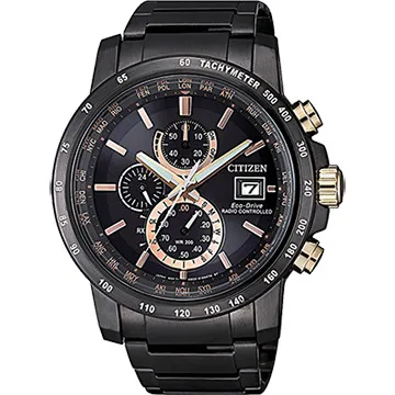 【CITIZEN】AT8127-85F《全球接收 光動能電波錶》44mm/藍正龍x吳慷仁 廣告款/黑x金【第一鐘錶】 歷史價格詳細信息