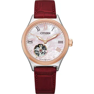 CITIZEN 星辰 星形鏤空機械女錶-34mm PC1009-27M 歷史價格詳細信息