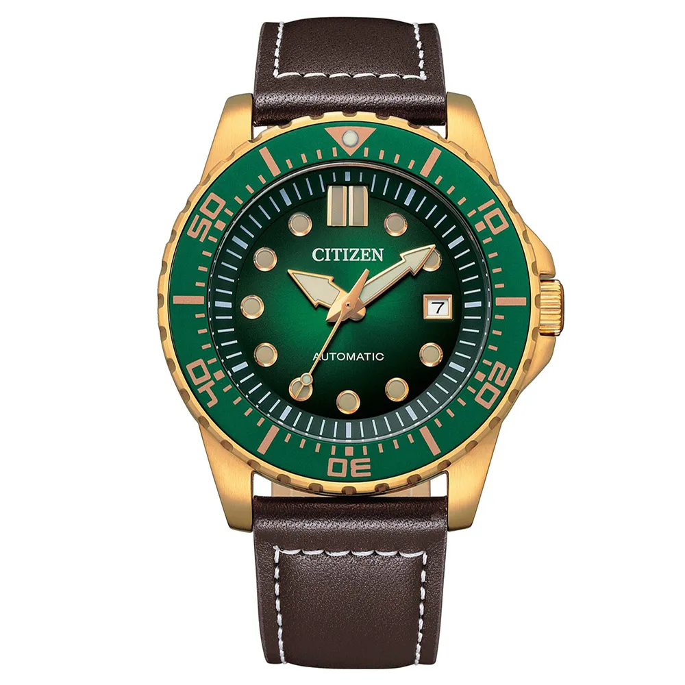 CITIZEN星辰Mechanical系列繽紛色系水鬼錶圈經典鋼帶機械錶NJ0170-83X蒂芙尼藍色(四色可選) 歷史價格詳細信息