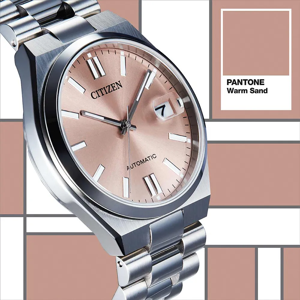 CITIZEN 星辰 PANTONE 限定款復古機械錶/沉穩綠/40mm/NJ0158-89Z 歷史價格詳細信息