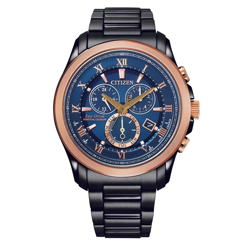 【CITIZEN】星辰 羅馬字 小秒針 藍寶石鏡面 鋼錶帶光動能男錶 BV1120-91E 黑/銀 38.5mm 歷史價格詳細信息