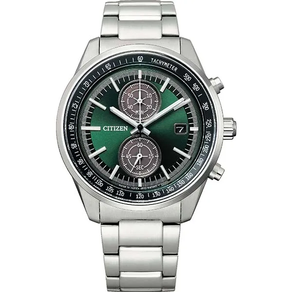 CITIZEN / CA7030-97L / 光動能 計時碼錶 日期 防水100米 日本製造 不鏽鋼手錶 藍色 41mm 歷史價格詳細信息