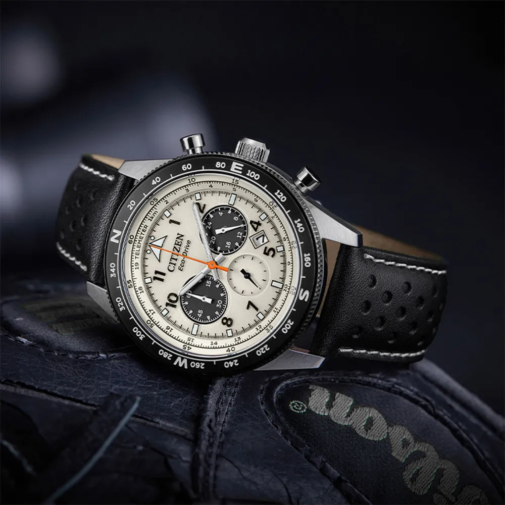 星辰CITIZEN 極速豪傑光動能計時腕錶(CA0615-59E)-黑/43mm 歷史價格詳細信息