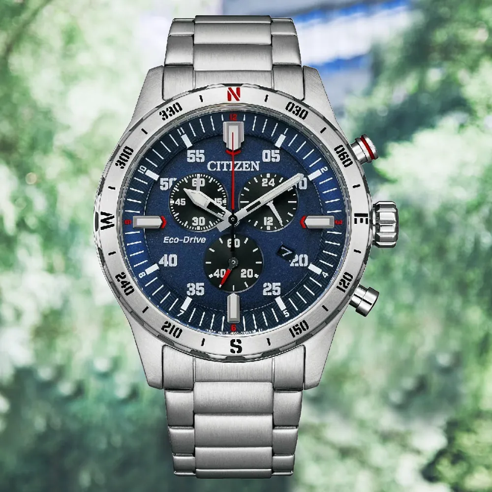 CITIZEN 星辰 Chronograph 光動能 碼錶計時 不鏽鋼潮男腕錶-黑色42.5mm (CA0770-81E) 歷史價格詳細信息