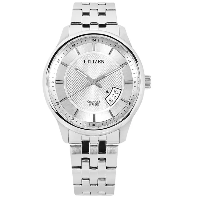 CITIZEN 簡約時尚 真皮壓紋手錶 (BH5000-08A)-白x銀框x咖啡/42mm 歷史價格詳細信息