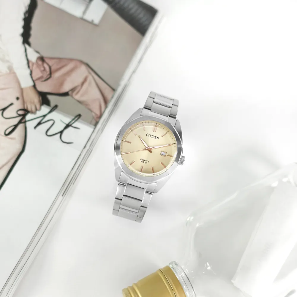 CITIZEN 星辰表 / BI5100-58E /礦石強化玻璃 日本機芯 日期 不鏽鋼手錶 黑色 41mm 歷史價格詳細信息