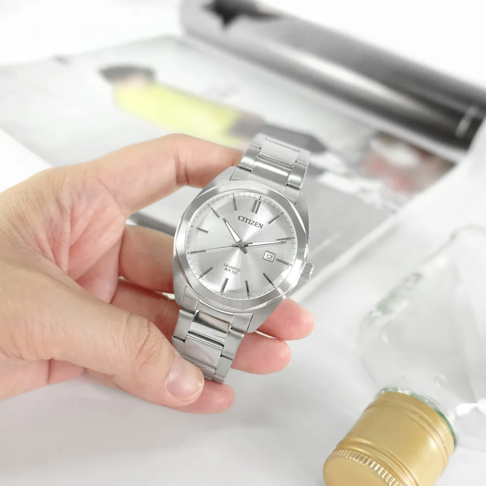 CITIZEN 星辰表 / BI5100-58E /礦石強化玻璃 日本機芯 日期 不鏽鋼手錶 黑色 41mm 歷史價格詳細信息