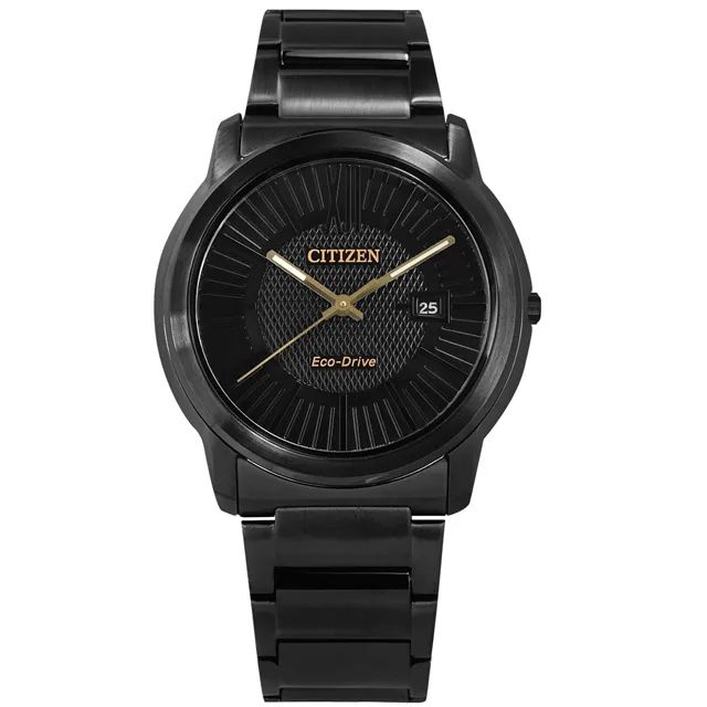 CITIZEN / AW1212-10A / 光動能 都會時尚 日期 壓紋真皮手錶 銀白x金框x深棕 42mm 歷史價格詳細信息