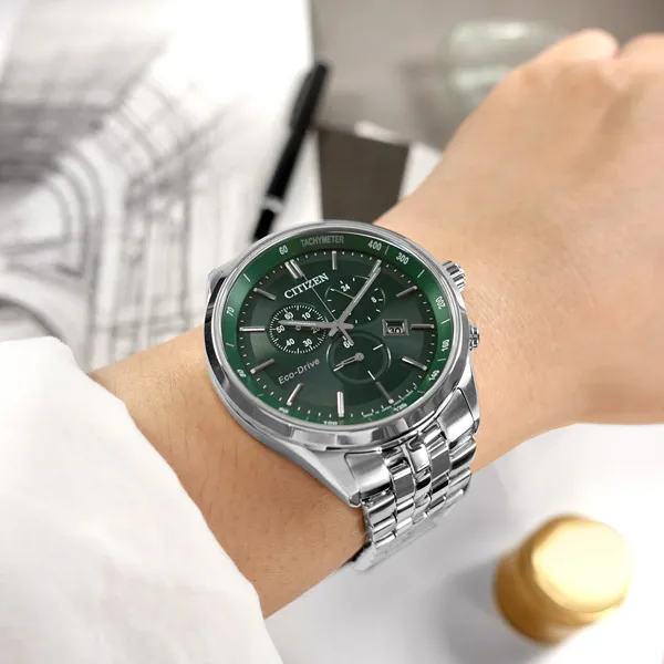 CITIZEN 光動能 三眼計時 日期 防水100米 小牛皮手錶 黑色 CA4215-21H 45mm 廠商直送 歷史價格詳細信息