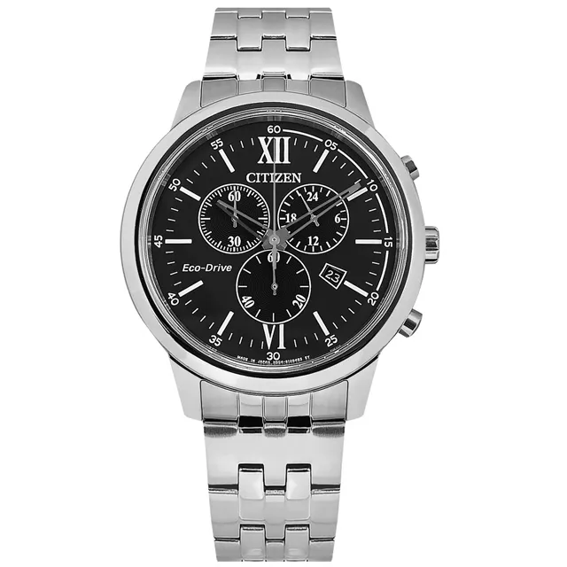 CITIZEN 光動能 三眼計時 日期 防水100米 小牛皮手錶 黑色 CA4215-21H 45mm 廠商直送 歷史價格詳細信息