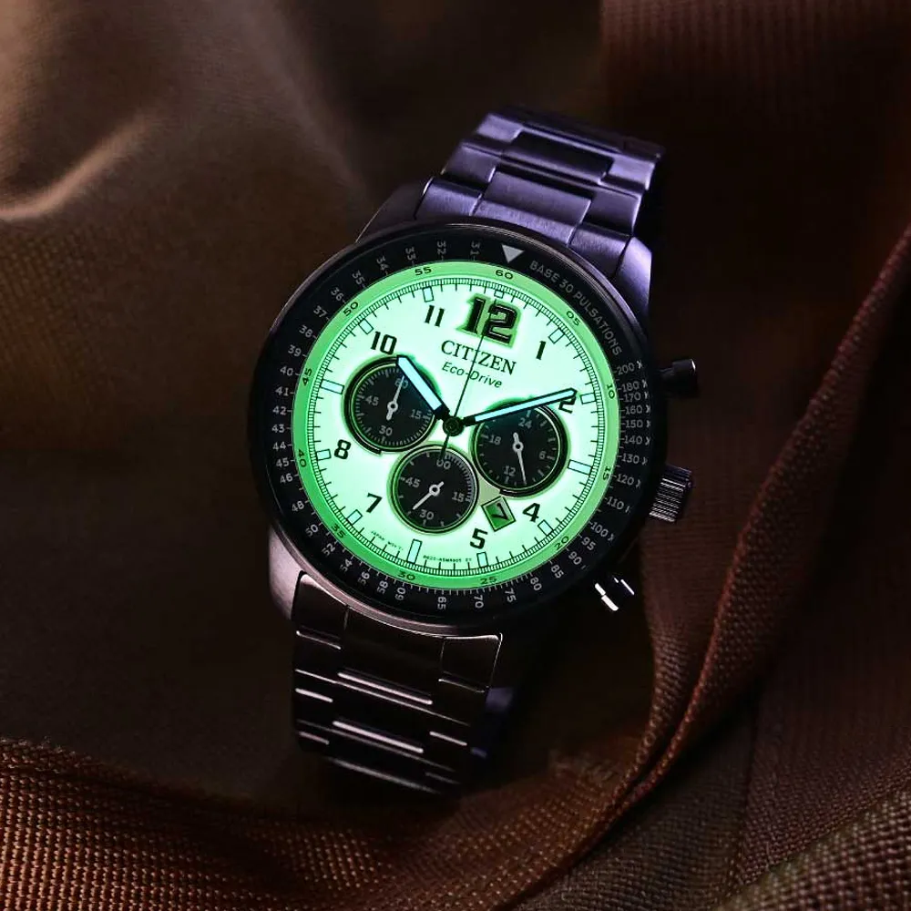 CITIZEN 星辰 CA4567-82H 疾速奔馳光動能計時手錶-黑 歷史價格詳細信息