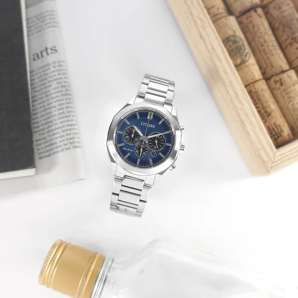 CITIZEN 星辰 CA4560-81L 疾速奔馳光動能計時手錶-藍 歷史價格詳細信息